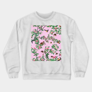 Chinoiserie Pink Crewneck Sweatshirt